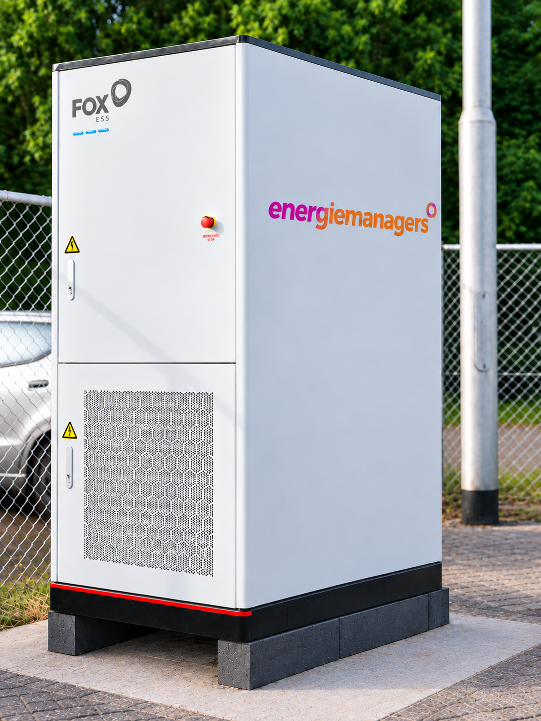 Zakelijke batterij met energiemanagementsysteem voor energieopslag